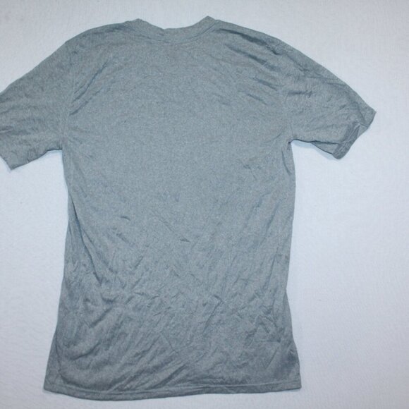 The Nike Tee Men Gray Tee Shirt Running Dri Fit Casual Size LT - Picture 2 of 10
